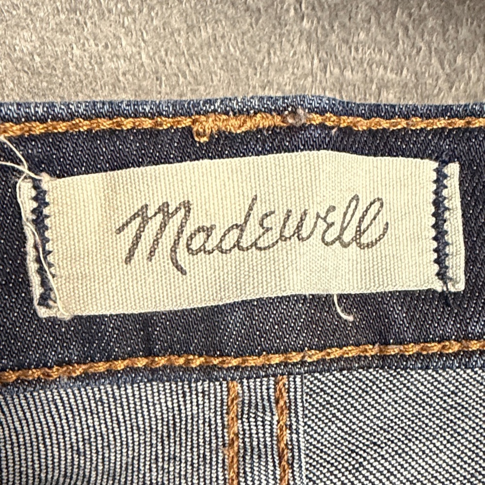 Madewell Deep Indigo 9” High Rise Skinny Jeans - Picture 3 of 3